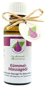 Die Aromaölmanufaktur Olio per massaggio per bambini, 10 ml, rilassante massaggio addominale con ingredienti naturali al 100%, olio per bambini