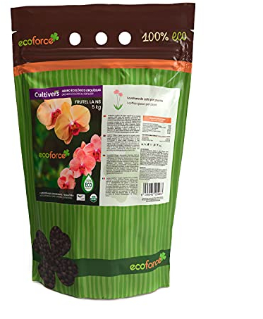 CULTIVERS Organischer Orchideendünger 5 kg Veganer granulierter Dünger. Steigert das Wachstum und stimuliert die Blüte