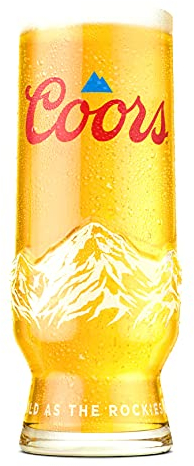 Coors Light Vaso de pinta nucleado edición 2021 de 20 onzas