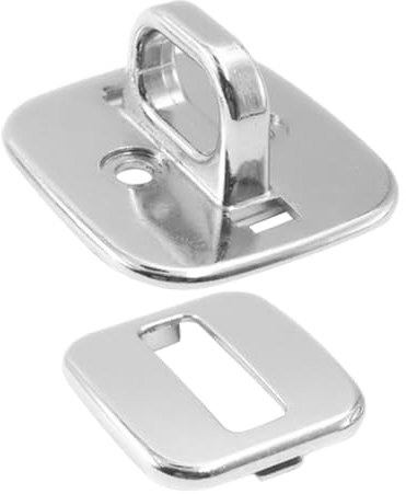 Homoyoyo 1 Set Desk Mount Anchor for Laptop Security Anchor Base Plate for Laptop Cable Locks Anti Theft Lock Slot Universal Fixed Base Silver