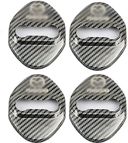 AMENAS Voiture Porte Serrure Couvercle pour Mazda 3 Mazda 6 CX 5 CX-5 CX3 323, Garde de Protection Anti-Corrosion Antirouille Accessoires