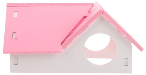 Gatuida Cachette Délicate pour Hamster Maison D'intérieur en Plastique Robuste Taille Moyenne Décorative pour Cage D’Animaux Petits Rongeurs Fournitures Hamster Domestique