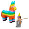 Relaxdays Pinata Lama, zum Aufhängen, für Kinder, Mädchen & Jungs, Geburtstag, zum selbst Befüllen, Esel Piñata, bunt