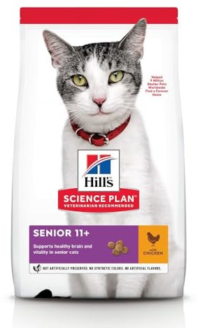 Hills Science Plan Senior Chicken Dry Cat Food - 3kg