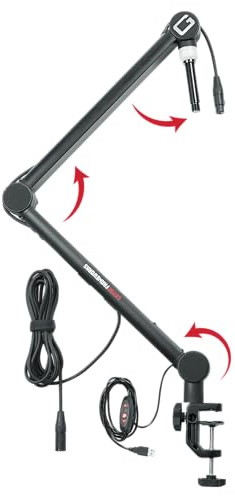 Gator Frameworks GFWMICBCBM4000 Desktop Broadcast/Podcast Microphon