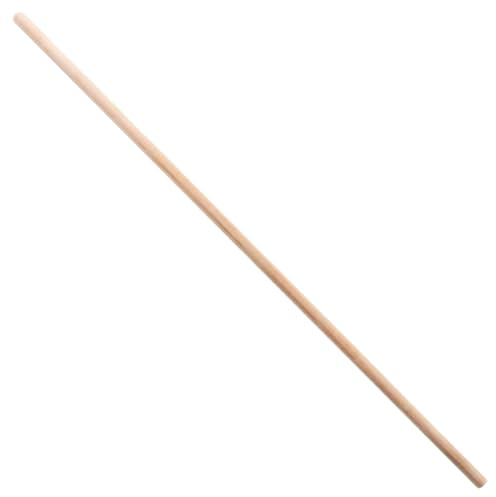 10 x Beech Wood Handle for Broom, Mop, Flag Pole, Plant Support - Non-Threaded, Solid 120 cm (3.94 ft) Long, 22 mm (7/8) Thick Shaft, Versatile Eco-Friendly Replacement Stick