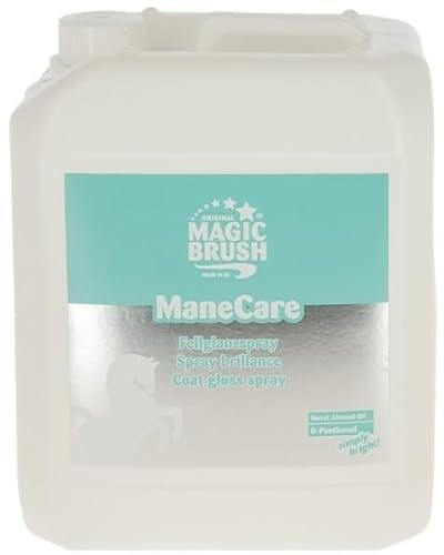 RL24 MagicBrush - Mähnen- und Fellglanzspray ManeCare | Mähnenspray für Pferde | Leichtkämmspray für seidigen Glanz | Pferde Mähnenspray & Schweifspray | 1 x 5000 ml Kanister