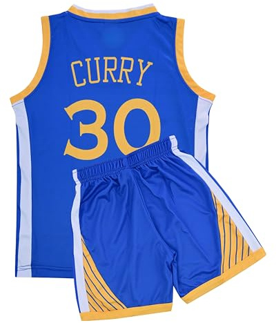 Youth Basketball Jerseys for Boys Girls Gradient Basketball Jersey Shorts for 2-14 Years Kids Training Uniform Sets