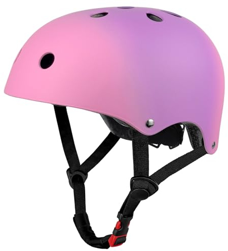 LeapBeast skateboardhjälm, cykelhjälm, ventilation | säkerhet | lätt | skateboarding hjälm för cykel, skateboard, skoter, BMX, barn vuxna