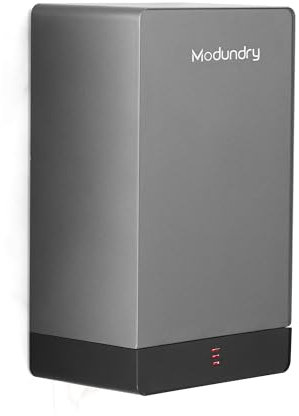 Modundry Händetrockner Automatischer Elektrischer Hochgeschwindigkeits 7 Sekunden zum Trocknen, Handtrockner für Wandmontage für Toiletten Kommerzieller und Hausgebrauch, Dunkelgrau