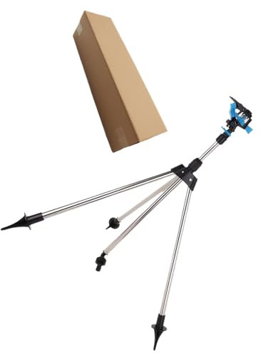 SUIOPPYUW Support Stable pour Couverture de Jardin, trépied à Bras Rotatif pour Une Irrigation Efficace, arroseur d'irrigation horticole