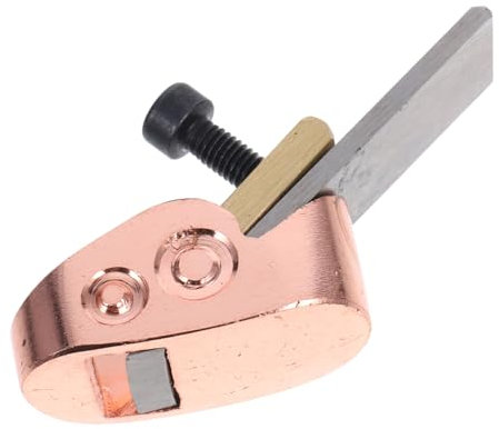 Veemoon Mini Cepilladora Manual para Viola E Instrumentos de Madera, Latón y Acero, Fácil de Usar, Adecuado para Luthier Color Aleatorio