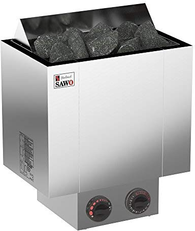 Sauna Poêle Électrique SAWO NORDEX 2017, Gamme de puissance: 4,5 kW; 6,0 kW; 8,0 kW; 9,0 kW; avec unité de contrôle intégrée (NB modèle); Multi-Tension: soit monophasé ou triphasé;