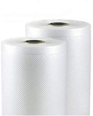 Palucart - 2 Rollos para envasar alimentos al vacío - Medidas 20 cm x 600 cm - Rollo gofrado - Bolsas al vacío para alimentos - Se adaptan a medida