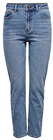 ONLY Female Straight-Fit Jeans ONLEMILY Hohe Taille Gerade geschnitten Jeans