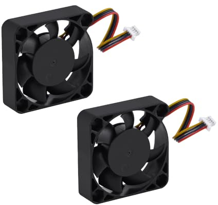 GeeekPi Raspberry Pi 5 Tyst Kylfläkt, 40 x 40 x 10 mm 4010 Fläkt DC 5 V Borstlös CPU Kylare Radiator, F-0028