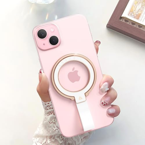 andobil Supporto magnetico ad anello per telefono, supporto magnetico su due lati per iPhone 16 Pro Max, 15, 14, 13, 12 e altri smartphone