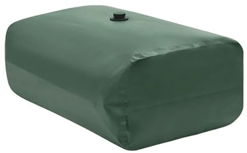 Emmtore Depósito de Agua de Lluvia Plegable PVC 3000 L