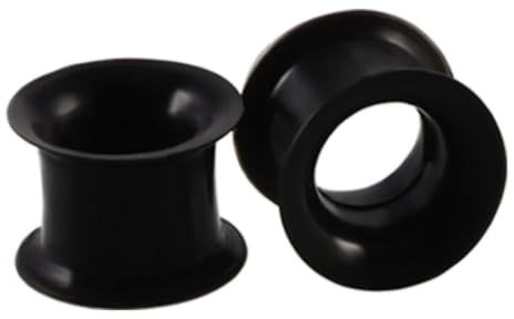 NOLITOY 24 Pièces Tunnels de Chair en Silicone, Écarteurs D’oreille | Style Simple et Mode, Confort au Porté, Idée Présent pour Femmes, Mariage et Fêtes Diverses Couleur Aléatoire