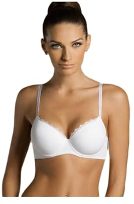 Laura Biagiotti Reggiseno Imbottito Balconcino Con Ferretto Taglia 2 Bianco