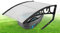 LARS360 Dach Carport für Rasenroboter Automower Mähroboter Garage für Rasenmäher Roboter Polycarbonat Regenschutz Sonnenschutz Pultvordach Dach Haustürvordach, 103 x 77 x 45,5 cm
