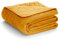 AmeliaHome Tagesdecke 200x220 cm honiggelb Steppung Velvet Samt Laila