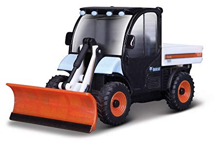 Bburago - Collection Utilitaires - Chasse-Neige Bobcat 5600 - Véhicule Miniature à l'échelle 1:43 - Jouet pour Enfant - à Collectionner dès 3 Ans - B18-31805