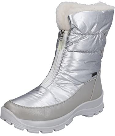 Westland Damen Winterstiefel Grenoble 03,Weite G (Normal),Wechselfußbett,wasserdicht,Winterboots,Schneestiefel,warm,Silber,41 EU / 7 UK