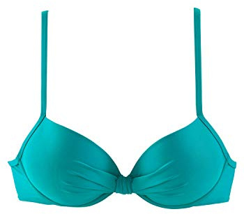 s.Oliver dam Kat-48 Bikini | med avtagbara mjuka kupor, justerbara dubbla remmar med små dekorativa ringar