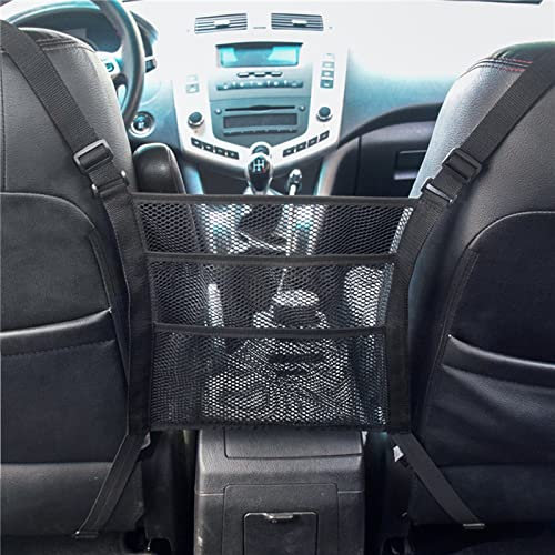 Organiseur de rangement pour siège de voiture,Poche filet pour sac à main entre les sièges avant de la voiture,Sac à main en filet,Support de protection pour siège arrière