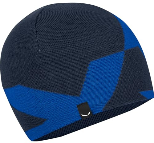 Salewa Pure Reversible Merino-Mütze, Blau