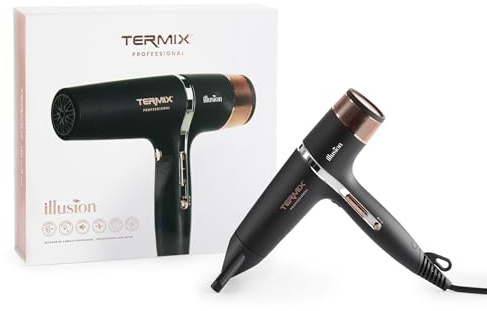 Termix Secador Professional Illusion | Alta Potencia, Ligereza y Tecnología iónica para un Secado Rápido y Preciso