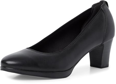 Tamaris Damen Klassische Pumps, Frauen Absatzschuhe,Heels,hochhackige Schuhe,stoeckelschuhe,Ausgehschuhe,Abendschuhe,Court Shoes,Black,38 EU