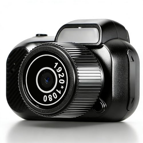 Sxhlseller Fotocamera Digitale per Bambini, HD 1080P, Schermo 0,96 Pollici, Angolo di Visione 90 Gradi, Videocamera con Loop