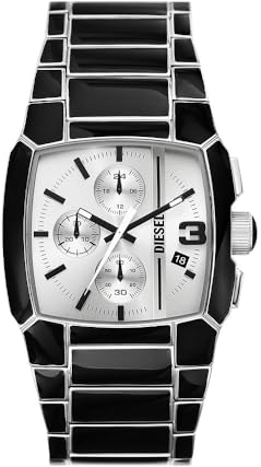 Diesel Orologio Analogico al Quarzo Uomo con Cinturino in Acciaio Inossidabile DZ4646