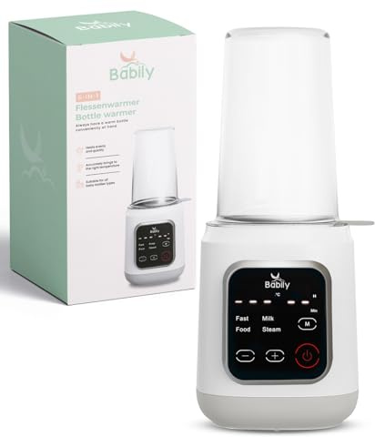 Babily Calentador de botellas 6 en 1 - Calentador de botellas - Calentamiento, calentamiento y esterilización