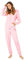 Eight 2 Nine Damen Teddyfleece Jumpsuit mit Kapuze und Öhrchen, Flauschiger Overall mit Daumenlöchern, kuschelig bequemer One-Piece für entspannte Stunden, schwarz, grau, rosa XS-XL Rose L/XL