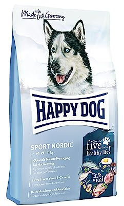 Happy Dog 60778 - Supreme fit & vital Sport Nordic - Alleinfutter für Hunde im Leistungs- / Sportbereich - 14 kg Inhalt
