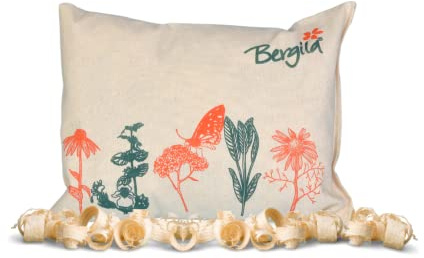 Bergila Cuscino con trucioli di Legno Pino cembro BIO, 24x31 cm - 100% Naturale di Materia Prima Biologica