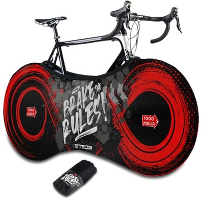 Errecom 1000 Miglia Bike Cover, Protective Bike Cover for Transport and Storage, Protects Bicycles, Cockpits, Floors and Walls from Dirt, Compatible with all Bicycles