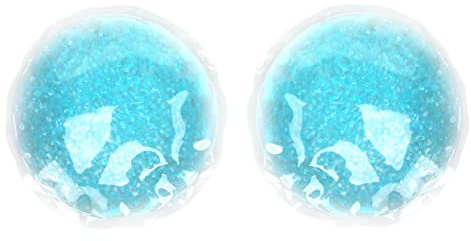 Almohadilla para Ojos de Gel de Hielo, Compresa Fría y Caliente, Diseño Ergonómico, Almohadilla para Ojos de Gel Refrescante con Diseño a Prueba de Fugas, para Fatiga Ocular,