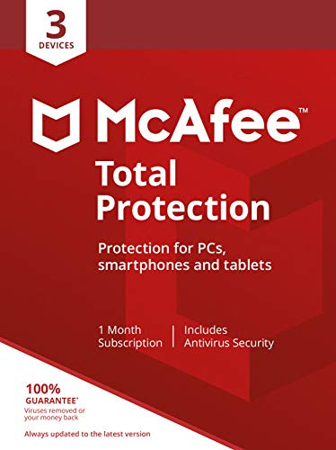 McAfee Total Protection - 3 Devices|2020|3 Devices|1 Year|PC/Mac/Android|Download|Download