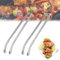 Pinzas Para Salchichas BBQ,Pinzas Para Parrilla De Acero Inoxidable,BBQ Sausage Turning Tongs,Pinzas para Salchichas,Barbecue Tongs,Pinzas para girar salchichas BBQ