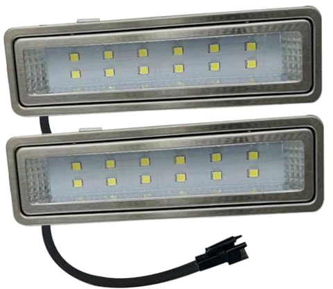 Hohota Ampoule de cuisinière 12V DC, 2 pièces, 1.5W, 120mm, sous la gamme d'armoires, lampe de ventilateur d'extraction de conduit(With SM connector)