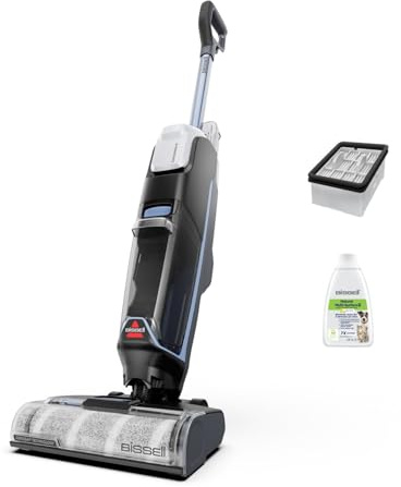 BISSELL CrossWave Edge Sladdlös Våt-/Torrdammsugare 4326N | Effektiv städning efter husdjur, våtdammsugare med ZeroGap-teknik, för flera slags ytor