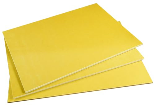 Epoxiisoleringsskiva - 0,5 mm tjocka elektriska isoleringsark for industriella tillämpningar(30cmx40cm 3pcs)