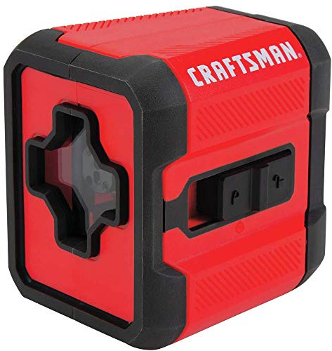CRAFTSMAN Laser Level, Cross Line, Red, 36-Foot Range (CMHT77629)