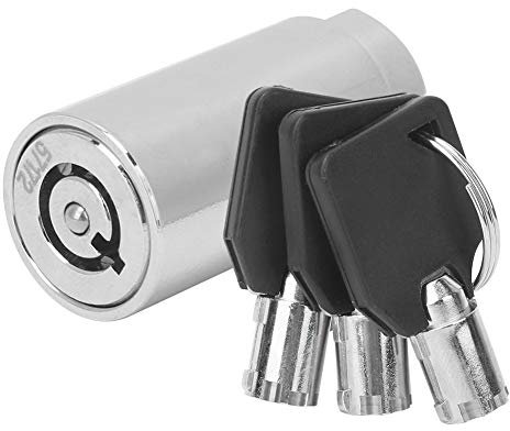 Cylindre de serrure de coffre-fort, alliage de zinc robuste de cylindre de serrure de distributeur automatique de 3 clés pour le réservoir industriel