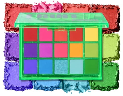Beauty Glazed 15 Colori Shimmer Paletta Palette Ombretti Nude smochiave nero base ombretti Brillante e Metallizzato Altamente Pigmentati per Trucchi Occhi - Make Up