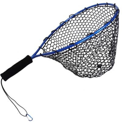 Red de – Ayuda para la Captura de cangrejos y liberación, Multifuncional y portátil para Kayak, Estanque de montaña, Acuario, lecho de río, Arroyo y Zonas de Agua Poco Profunda